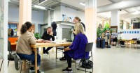 Foto från möte i projektet Conditional Design 2020.