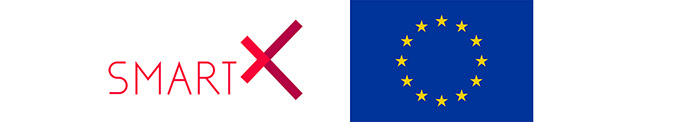 Logotypes: SmartX and EU-flag
